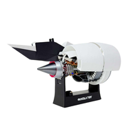 Support créatif rotatif pour modèle d'aviateur imprimé en 3D (Modèle 900 90) en plastique 35x20x11cm – Idéal pour vitrines de modélisme