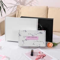 Caja de correo con logotipo personalizado, embalaje para el cabello, corrugado, duradero
