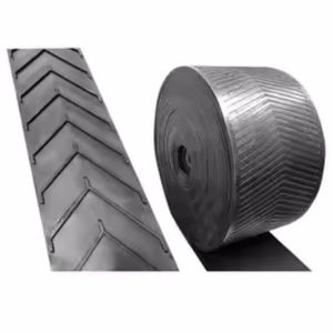 Черные шевронные резиновые Ленточные конвейерные ленты из Пакистана для машины для резки камней - Product Image 2