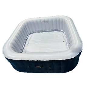 Vasca Idromassaggio Gonfiabile Rotonda Autoportante per Esterni con Getti d'Aria e LED, <span class=keywords><strong>Piscina</strong></span> Sportiva per 2 Persone - Product Image 3