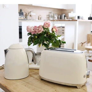 Machine à petit-déjeuner automatique rétro <span class=keywords><strong>Smeg</strong></span>, conforme aux normes européennes, en stock, grille-pain authentique pour usage domestique, alimentation électrique - Product Image 3