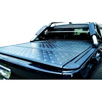 Couverture de benne coulissante à trois volets pour Toyota Tundra, en aluminium rigide, imperméable, pour camionnette