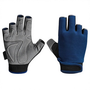 Unisex Neoprene Anti-Skid Fingerless Fishing Gloves Breathable Waterproof Summer Protection 3 Exposed Fingers Adjustable Wrist - Product Image 3