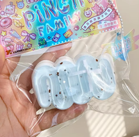 Jouet Squishy Ours en Plastique Parfumé au Sel Marin d'Été, Sac Surprise Promotionnel, Boîte Mystère, Anti-Stress, Relaxant, Cadeau Fidget