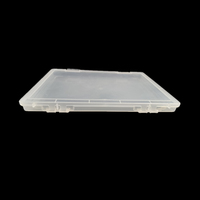 Organizador de archivos transparente, carpeta de papel A4, caja de llenado de plástico, suministros escolares