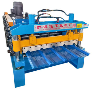 Tùy chỉnh phong cách thép không gỉ nhôm tấm mái tường Bảng điều khiển lạnh cán mái kim loại tấm hình thành và máy cắt - Product Image 1