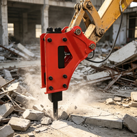 Casse-pierre hydraulique de type boîte à faible bruit pour excavatrice, spécialisé pour les services de projets urbains