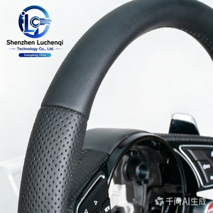 Conjunto de Volante Modificado en Cuero Completo Compatible con <span class=keywords><strong>Audi</strong></span> B9 2018 a <span class=keywords><strong>2023</strong></span> - Product Image 3