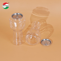 Bouteilles de jus en plastique PET de 500 ml avec design personnalisé et couvercle facile à ouvrir