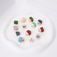Colliers pendentifs en pierres brutes de guérison personnalisés pour femmes, pendentifs en pierres naturelles, collier en pierre irrégulière pour femmes