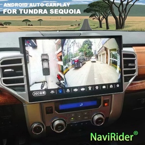 สำหรับ Toyota Tundra Sequoia ปี 2014 - 2019 วิทยุติดรถยนต์ Android Auto Carplay เครื่องเล่นมัลติมีเดียพร้อมระบบนำทาง GPS หน้าจอสัมผัส รองรับ 4G - Product Image 1