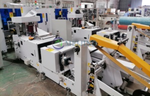 Machine à serviettes en papier à grande vitesse avec gaufrage, impression couleur, serviettes en papier, machine pliante <span class=keywords><strong>de</strong></span> fabrication <span class=keywords><strong>de</strong></span> mouchoirs faciaux - Product Image 5