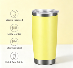 Gobelet isotherme en acier inoxydable 20 oz à double paroi, tasse à café de voyage avec couvercle, bouteille d'eau, logo personnalisé - Product Image 4