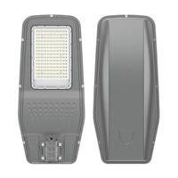 Kit complet de lampadaire solaire avec batterie LiFePo4 externe montée sous le panneau pour éclairage routier, autoroute, jardin et extérieur