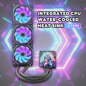 Refroidisseur de liquide CPU ARGB à triple ventilateur de 360mm Affichage personnalisable Système de refroidissement par eau PWM silencieux pour <span class=keywords><strong>processeur</strong></span> de <span class=keywords><strong>PC</strong></span> de jeu - Product Image 5
