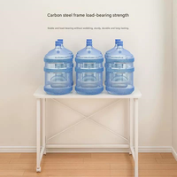 Table pliante durable |   Bureau d'étude et de travail gain de place avec roulettes pour la maison, l'école et les petits espaces
