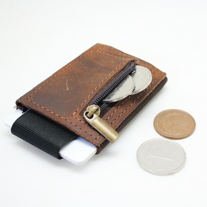 Boshiho <b>Slim</b> Crazy Horse Leather Pop up RFID Business Credit <b>Card</b> <b>Holder</b> Pop up <b>Card</b> <b>Holder</b> Wallet for Men - Product Image 1