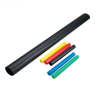 Tube thermorétractable en caoutchouc silicone - Résistant aux hautes températures, gaine de terminaison de câble, rapport de rétraction 2:1, paroi mince, certifié CE
