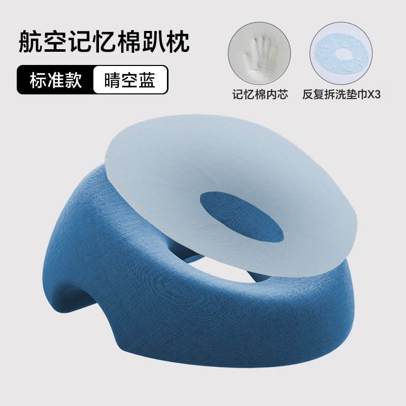 แผ่นรองสีน้ำเงินเข้มสามแผ่น