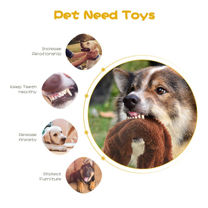 Nouveauté 2026 : Jouet en peluche pour chien personnalisé professionnel, jouet interactif en peluche pour animaux de compagnie à prix abordable - Product Image 2