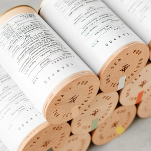 กล่องบรรจุภัณฑ์ชาทรงกระบอกหรูหราแบบกำหนดเอง เกรดอาหาร กล่องของขวัญชาทรงกระบอก ทำจากกระดาษ พร้อมฝาไม้ - Product Image 6