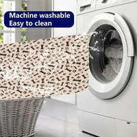 AOSEN - Almohadillas de Entrenamiento para Perros, Impermeables, Lavables a Máquina, Ecológicas, Súper Absorbentes, de Secado Rápido, Antideslizantes, Talla M, de Algodón