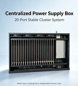Caja de Control Móvil Profesional de 20 Puertos para <span class=keywords><strong>Pixel</strong></span> 4a, para Software de Control de Grupo Automatizado de TikTok - Product Image 1