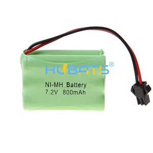 ニッケル水素電池 7.2V Ni-MH AAA 800mAh リモコン玩具用 <span class=keywords><strong>7.2</strong></span>ボルト ニッケル水素 AAA 800mAh 充電式電池パック SM 2Pプラグ付き - Product Image 2