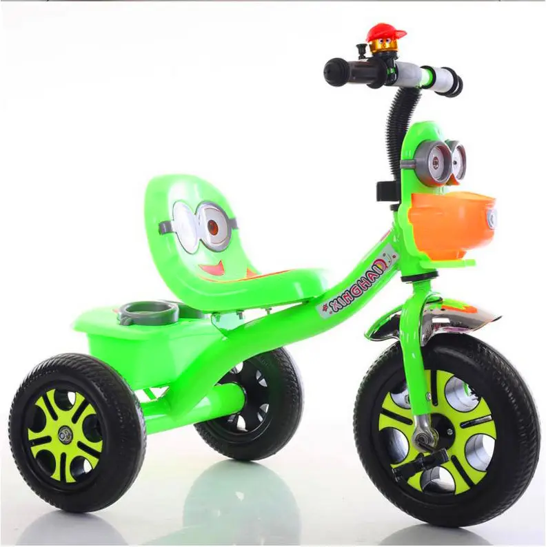 Tricicli per bambini trike a tre ruote ecologici per bambini con manubrio/giro economico su auto giocattolo piede per bambini 3 ruote EVA tricicli in acciaio