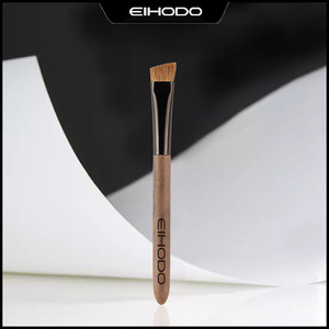 Cangzhou - Cepillo para cejas de pelo animal, mango de madera de 10 mm, cerdas naturales para lápiz de cejas - Product Image 4
