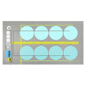 Nouveaux réservoirs de poissons ferme aquaculture grand système complet de pisciculture équipement de cage de pisciculture - Product Image 6