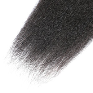 Top Qualité Afro Styles 100% Cheveux humains Brésilienne Vierge Cuticule Alignés Faisceaux <span class=keywords><strong>Yaki</strong></span> Crépus Extension de Cheveux Raides - Product Image 4