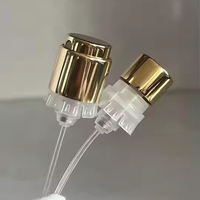 Bouteilles de pulvérisation de parfum de luxe Bouteilles d'oud vides en gros de finition dorée et chromée avec pompe à brouillard de qualité supérieure