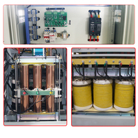 Régulateur de tension automatique triphasé 150 KVA Précision 1% Type moteur servo 380V 415V 440V avec écran LCD