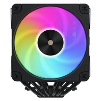 COOLLEO Etian P60T Performance Noir ARGB (V2) Double Tour 6 Caloduc Air CPU Cooler CPU Cooling LGA 115X/1200/1700/1851 AMD