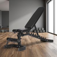 Banc de musculation stable et antidérapant, réglable, large, en acier robuste, inclinable, déclinable, plat, pour la musculation à domicile, la salle de sport, l'entraînement de force