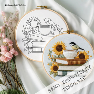 Kit de broderie au point de croix de Noël fait main, idéal pour les débutants, avec motif végétal, tissu et matériel inclus, en coton - Product Image 2