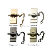 Accessoires de quincaillerie pour sacs en stock, 58 x 24 mm, 4 couleurs, serrure de sac en alliage de zinc