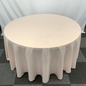 Hot Selling Polyester Fabric Table Cloth 120 Round <strong>Wedding</strong> <strong>Tablecloth</strong> for <strong>Wedding</strong> Events Party - Product Image 6
