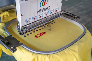 1200 RPM 1 Head High Speed Computer Embroidery Machine Embroidery Machine With Stock - Product Image 4