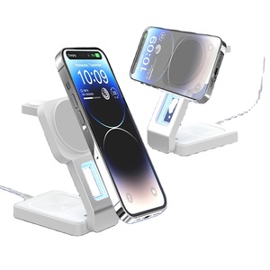 แท่นชาร์จไร้สายแบบแม่เหล็ก5-in-1แท่นชาร์จไร้สายสำหรับ iPhone iWatch airpods - Product Image 1