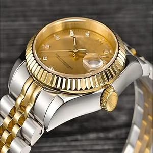 Drioshipping <b>Watch</b> Automatic <b>Mechanical</b> Gold-plated Steel Self-winding Sapphire Glass Formal Waterproof <b>Watch</b> Japanesemovement - Product Image 3