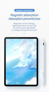 Stylet capacitif actif rétractable WENKU WKZP027A à double touche de raccourci, effaçable, magnétique, pour <span class=keywords><strong>iPad</strong></span> Pro, avec rejet de paume et fonction <span class=keywords><strong>d</strong></span>'inclinaison - Product Image 4
