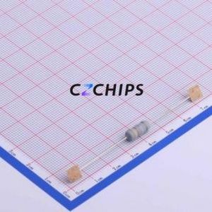 MO1W-0ohm43 5%-6T63 <b>Through</b>-<b>Hole</b> <b>Resistor</b> <b>Through</b> <b>hole</b> Component THT,D4.5xL11mm Metal Oxide Film 430mOhm 5% 350V - Product Image 1