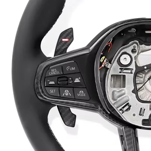 Con botón M1 M2 medio <span class=keywords><strong>volante</strong></span> de cuero Alcantara para BMW M3 G80 M4 G82 X3 G01 X4 G02 X5 G05 X6 G06 G11 G12 G20 G30 Z4 <span class=keywords><strong>G29</strong></span> - Product Image 4