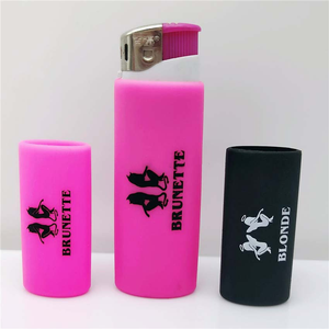 Custodia per <span class=keywords><strong>accendino</strong></span> in Silicone antiscivolo personalizzabile con custodia moderna regalo colorato per affari - Product Image 4