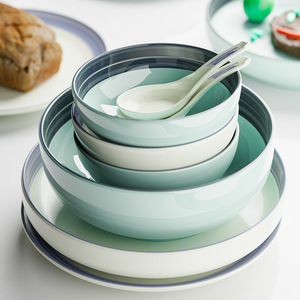 Modern Luxury European-Style Ceramic Tableware Hotel Restaurant Grade Disposable Sustainable Cutlery <b>Set</b> <b>for</b> Home Kitchenware - Product Image 2