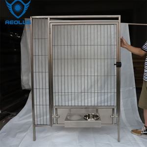 Kandang anjing besar luar ruangan kandang logam hewan peliharaan untuk peralatan pemeliharaan hewan & unggas - Product Image 4