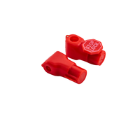 Cerradura Metálica Antirrobo para Estantes, Mini Candado Rojo, Resistente y Confiable, Cerradura de Seguridad ABS Antirrobo para Centros Comerciales