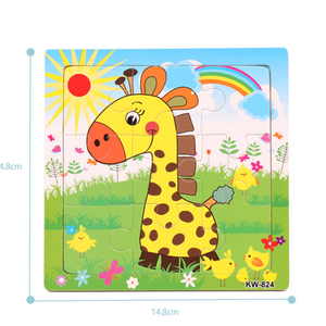 <span class=keywords><strong>9</strong></span> pezzi in legno per <span class=keywords><strong>bambini</strong></span> per <span class=keywords><strong>bambini</strong></span> giocattoli educativi per la prima infanzia Puzzle in legno - Product Image 2